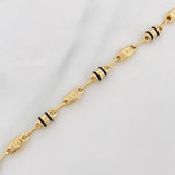 Pulso Rustico Corona 5.4g / 22.05cm / 3.36mm Oro Amarillo 18K