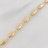 Pulso Rustico Barril 5g / 19cm / 4.69mm Oro Amarillo 18K