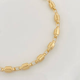 Pulso Rustico Barril 5g / 19cm / 4.69mm Oro Amarillo 18K