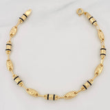 Pulso Rustico Corona 4.65g / 20cm / 3.67mm Oro Amarillo 18K