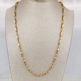Cadena Rustica Eslabon 11.7g / 65cm / 3.36mm Oro Amarillo 18K
