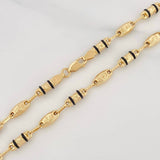 Cadena Rustica Corona 15.3g / 65cm / 4.78mm Oro Amarillo 18K