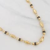 Cadena Rustica Barril 16.4g / 65cm / 4.77mm Oro Amarillo 18K