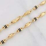 Cadena Rustica Barril 16.4g / 65cm / 4.77mm Oro Amarillo 18K