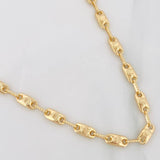 Cadena Rustica Corona 14.85g / 65cm / 4.35mm Oro Amarillo 18K