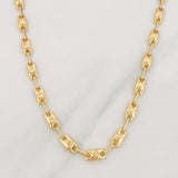Cadena Rustica Corona 14.85g / 65cm / 4.35mm Oro Amarillo 18K