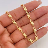 Cadena Rustica Corona 14.85g / 65cm / 4.35mm Oro Amarillo 18K