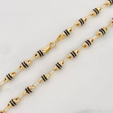 Cadena Rustica Barril 13.75g / 60cm / 4.17mm Oro Amarillo 18K