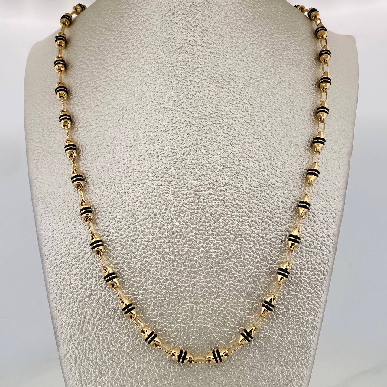 Cadena Rustica Barril 13.75g / 60cm / 4.17mm Oro Amarillo 18K