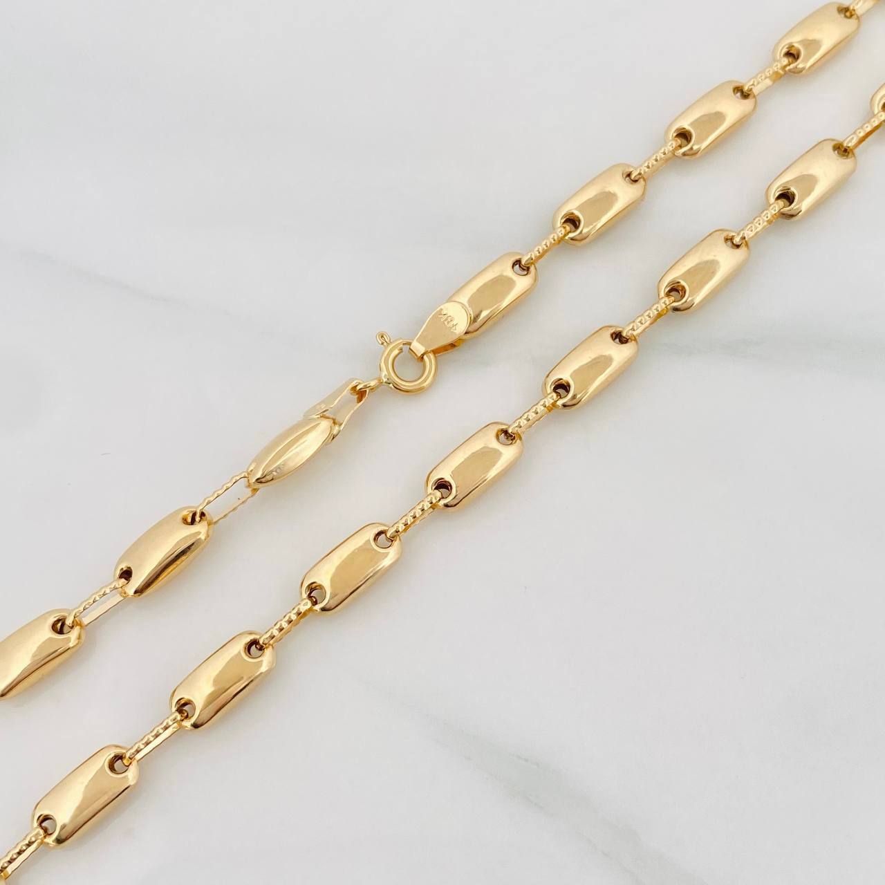 Cadena Rustica Adije 14.85g / 60cm / 4.53mm Oro Amarillo 18K