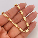 Cadena Rustica Adije 14.85g / 60cm / 4.53mm Oro Amarillo 18K
