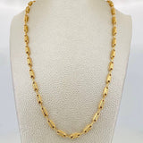 Cadena Rustica Tribal 15.3g / 65cm / 4.35mm Oro Amarillo 18K