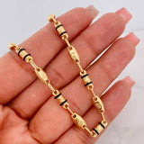 Cadena Rustica Corona 15.3g / 65cm / 4.78mm Oro Amarillo 18K