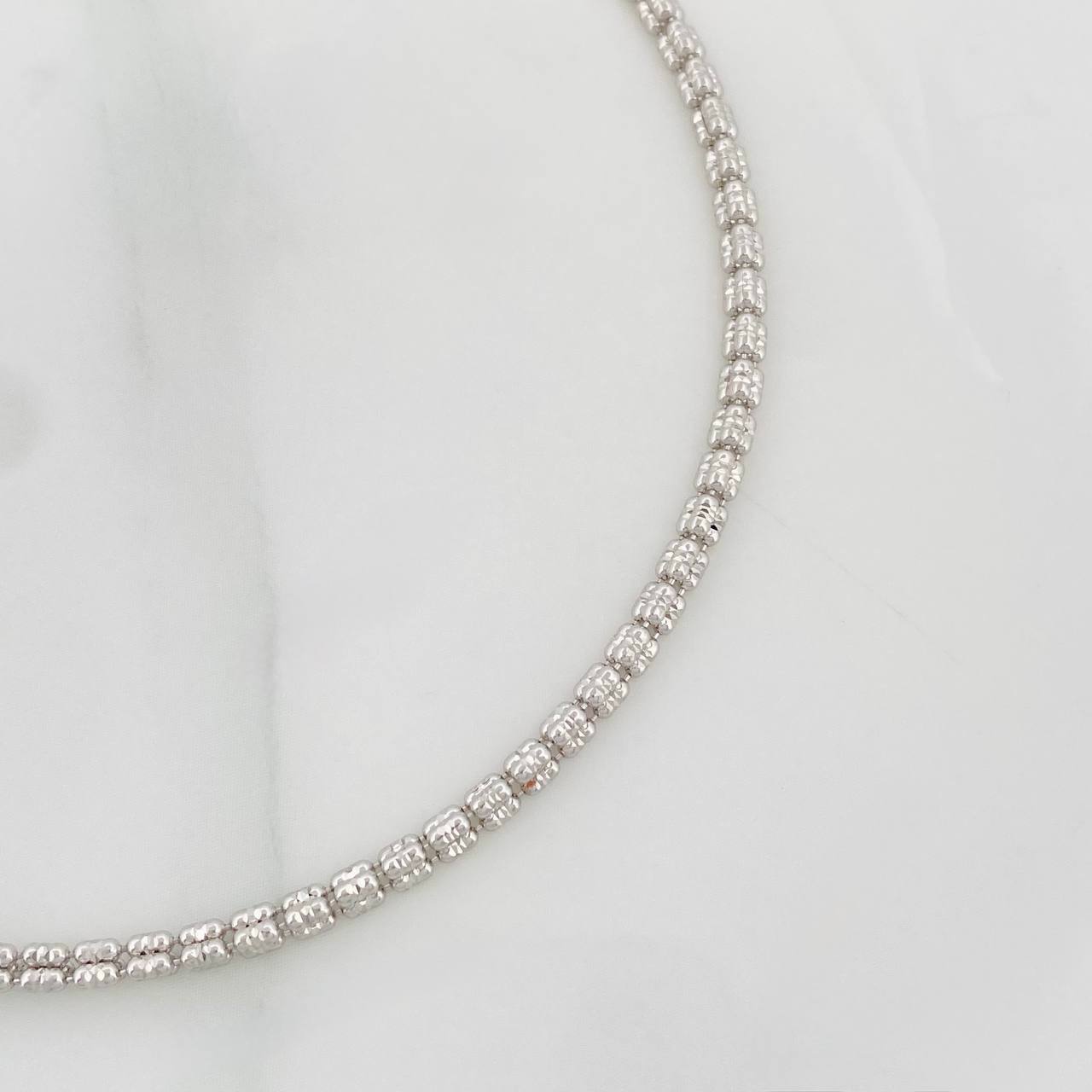 Pulso Ice 4.35g / 20.03cm / 2.35mm Oro Blanco 18K