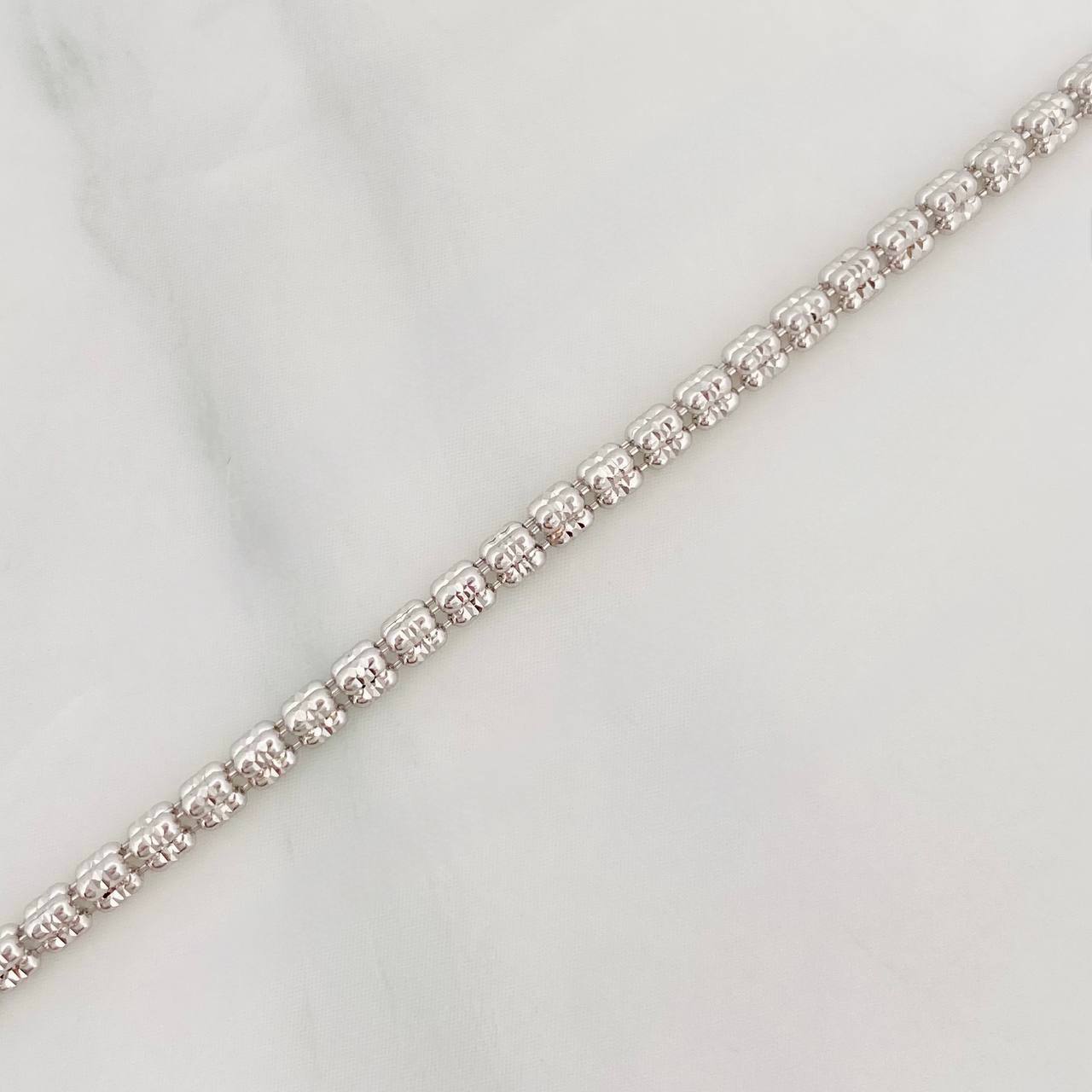 Pulso Ice 4.35g / 20.03cm / 2.35mm Oro Blanco 18K