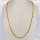 Cadena Cubana 4.65g / 60cm / 3.02mm Oro Amarillo 18K