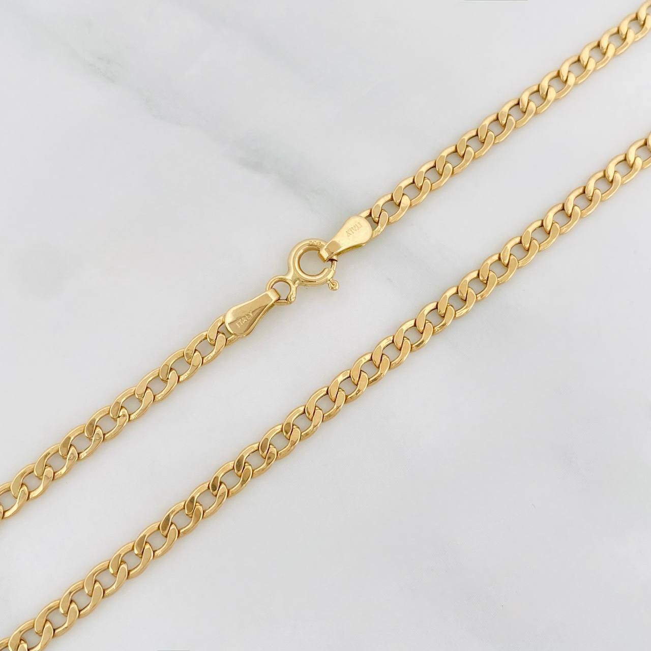 Cadena Cubana 4.65g / 60cm / 3.02mm Oro Amarillo 18K