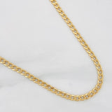 Cadena Cubana 4.65g / 60cm / 3.02mm Oro Amarillo 18K