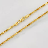 Cadena Franco 4.4g / 50cm / 1.74mm Oro Amarillo 18K