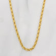 Cadena Escalera Plana 4.1g / 60cm / 2.38mm Dos Oros Amarillo Blanco 18K