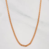 Cadena China 3.75g / 45cm / 1.71mm Oro Rosa 18K