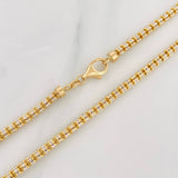 Cadena Ice 19.8g / 60cm / 3.05mm Dos Oros Amarillo Blanco 18K