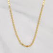 Cadena Escalera Plana 2.3g / 45cm / 2.34mm Oro Amarillo 18K