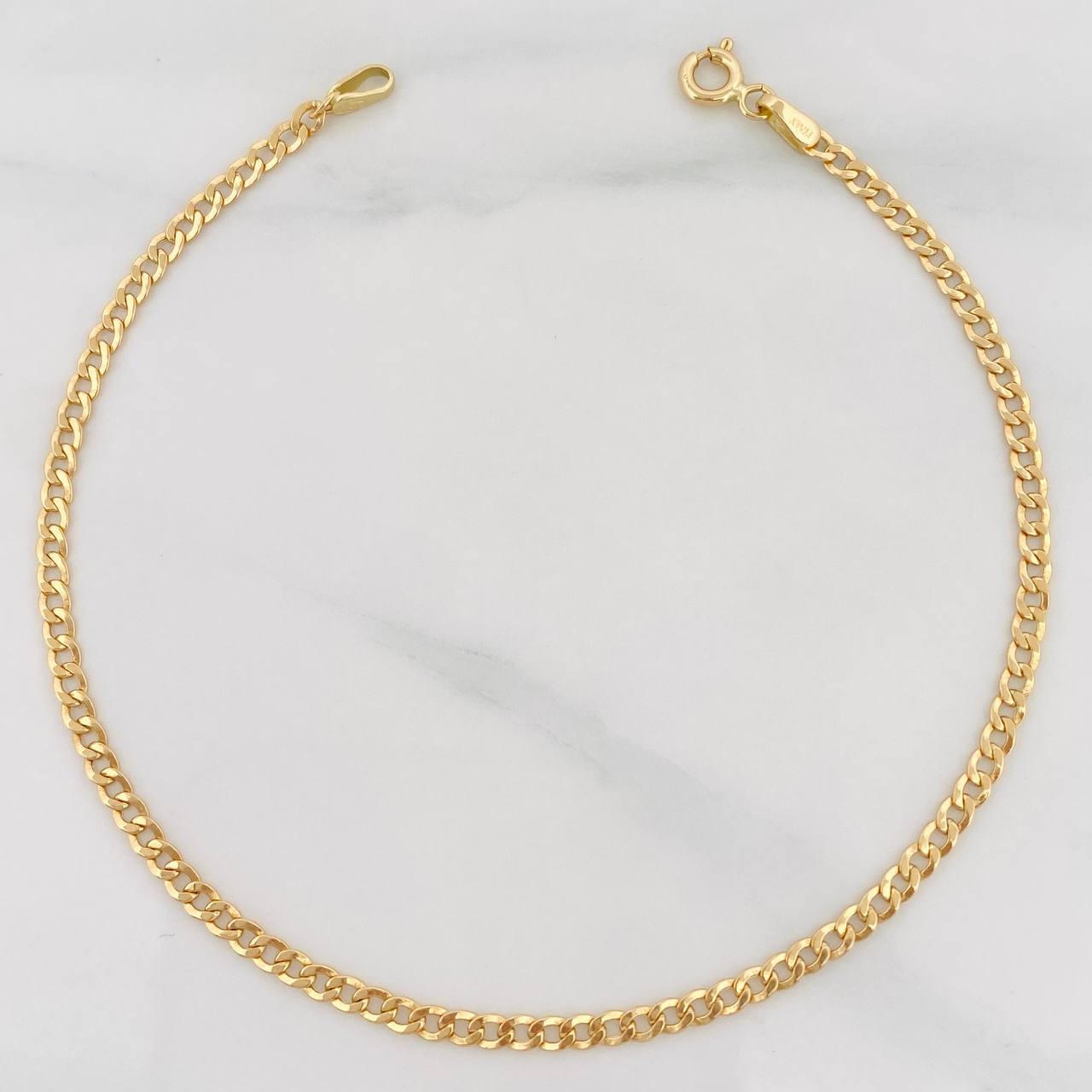Pulso Cubano 1.45g / 20.05cm / 2.25mm Oro Amarillo 18K