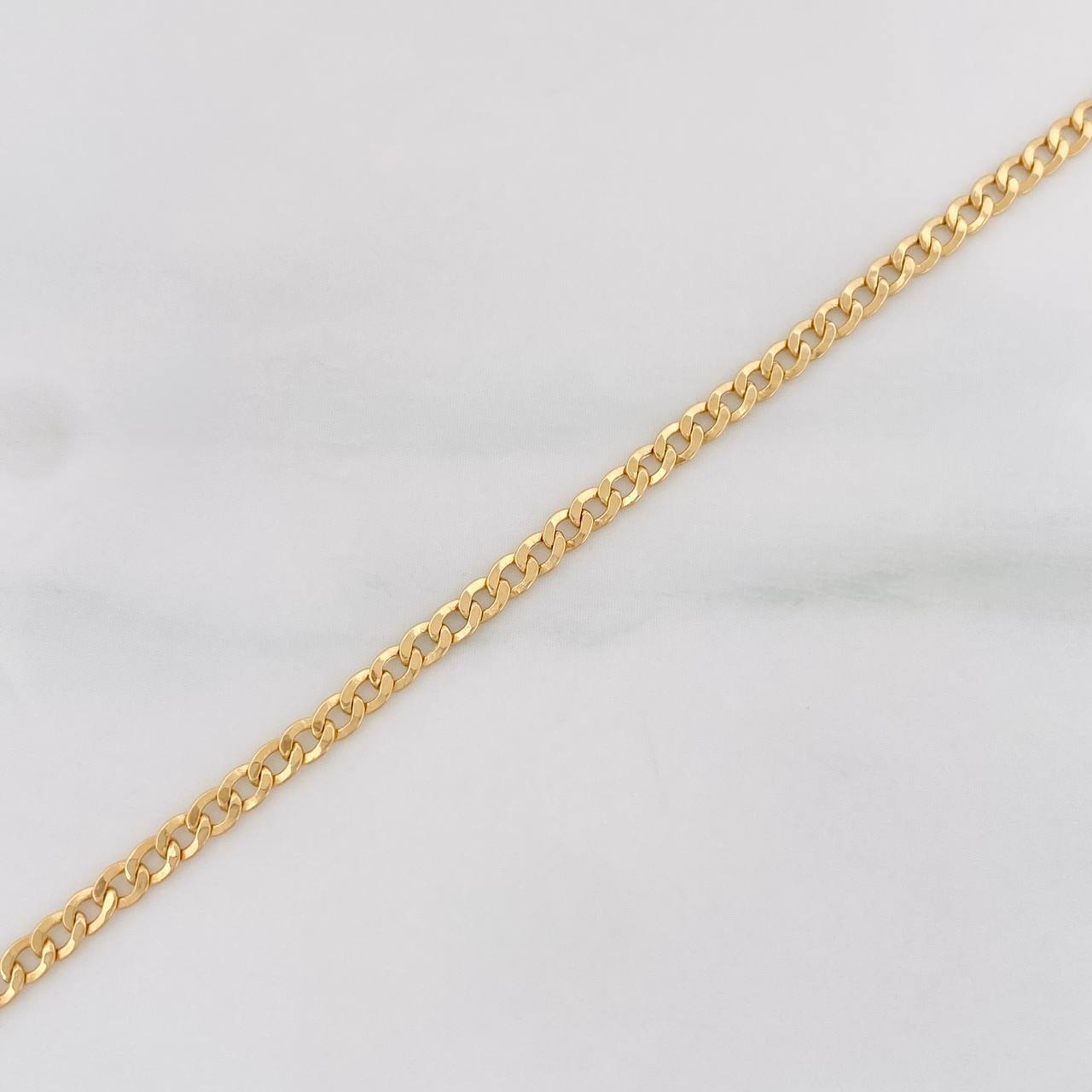 Pulso Cubano 1.45g / 20.05cm / 2.25mm Oro Amarillo 18K