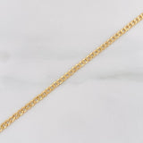 Pulso Cubano 1.45g / 20.05cm / 2.25mm Oro Amarillo 18K