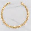 Pulso Cubano 3.95g / 20.05cm / 5.21mm Oro Amarillo 18K