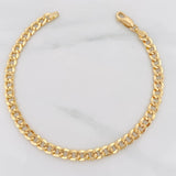 Pulso Cubano 3.95g / 20.05cm / 5.21mm Oro Amarillo 18K