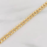 Pulso Cubano 3.95g / 20.05cm / 5.21mm Oro Amarillo 18K