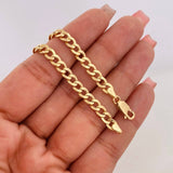 Pulso Cubano 3.95g / 20.05cm / 5.21mm Oro Amarillo 18K