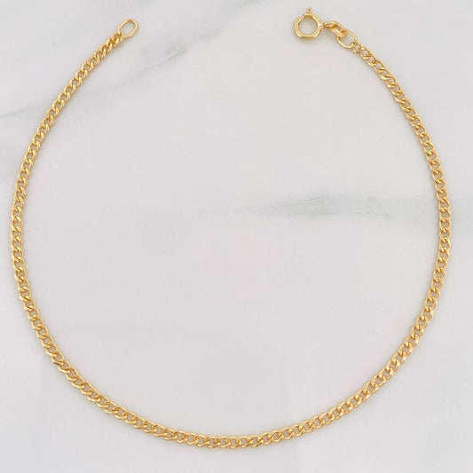 Pulso Cubano 0.80g / 20cm / 2.04mm Oro Amarillo 18K