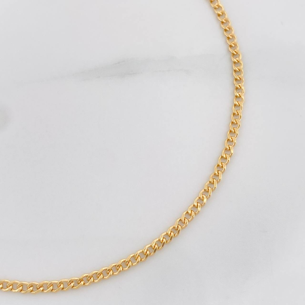 Pulso Cubano 0.80g / 20cm / 2.04mm Oro Amarillo 18K