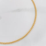 Pulso Cubano 0.80g / 20cm / 2.04mm Oro Amarillo 18K