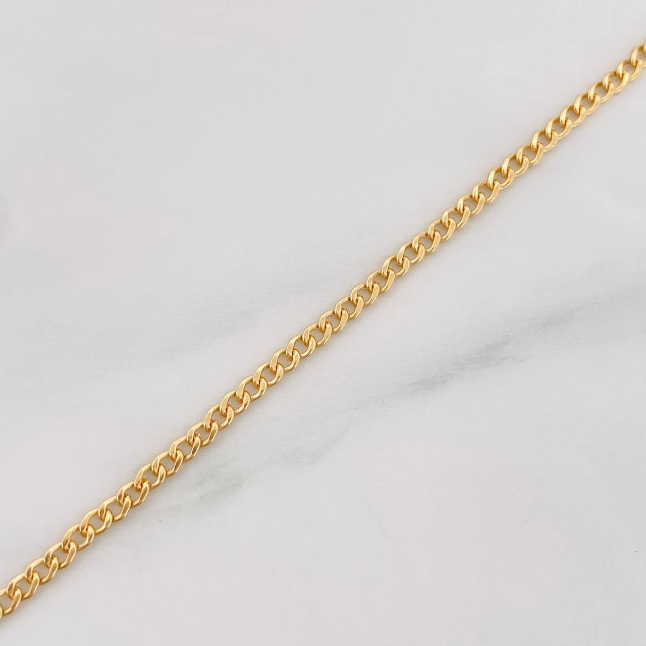 Pulso Cubano 0.80g / 20cm / 2.04mm Oro Amarillo 18K