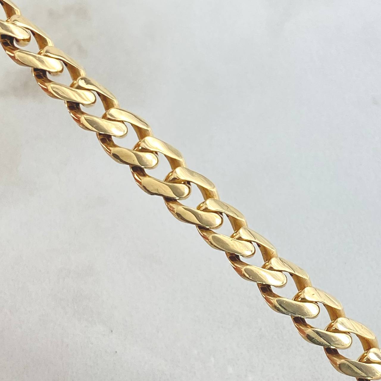 Pulso Cubano 11.3gr / 20cm / Oro Amarillo Nac.Esp. 18K ©