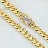 Cadena Cubana 32gr / 55cm / Oro Amarillo Nac.Esp. 18K ©