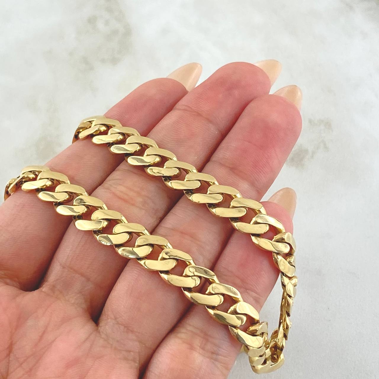 Cadena Cubana 32gr / 55cm / Oro Amarillo Nac.Esp. 18K ©