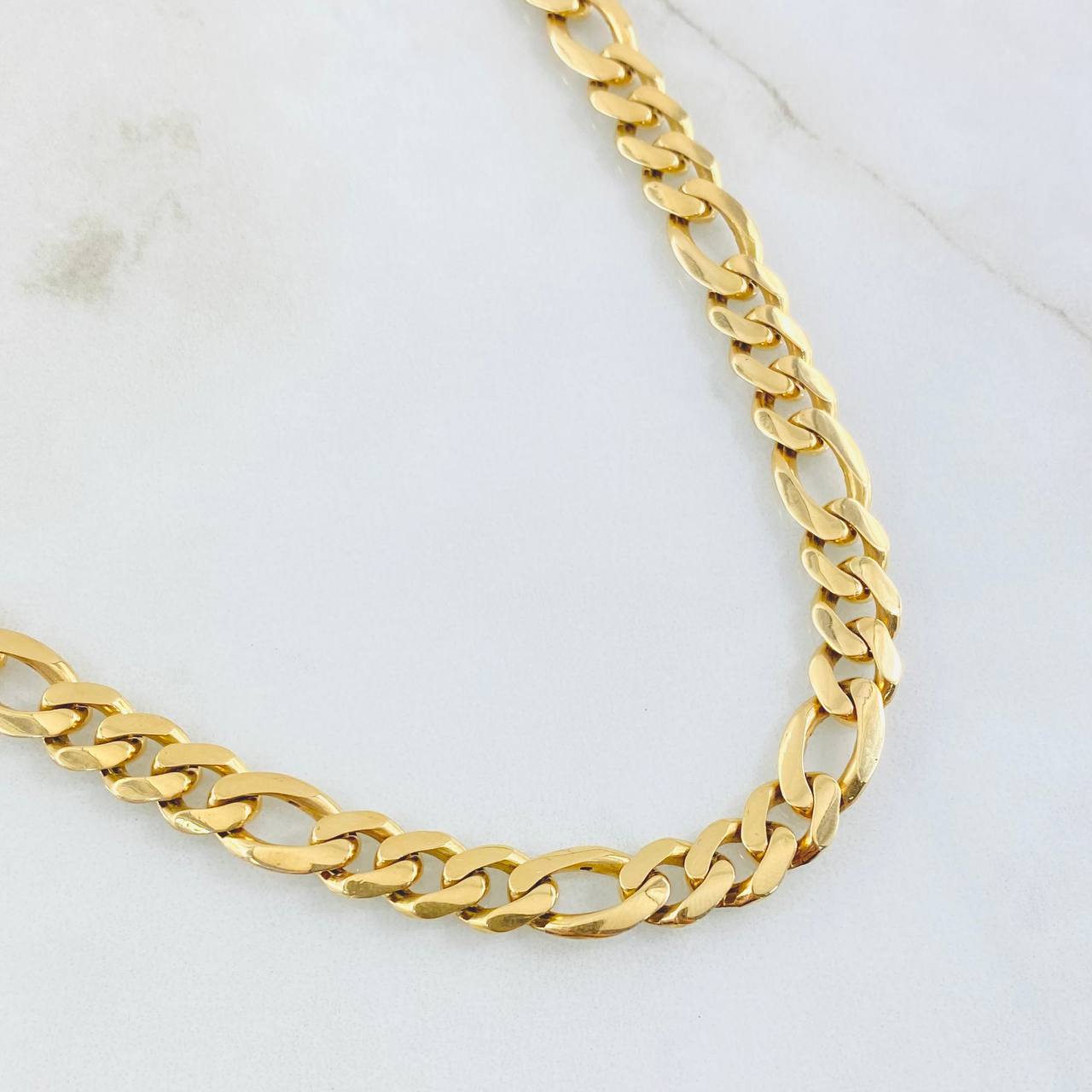 Cadena Figaro 30gr / 55cm / Oro Amarillo Nac.Esp. 18K ©