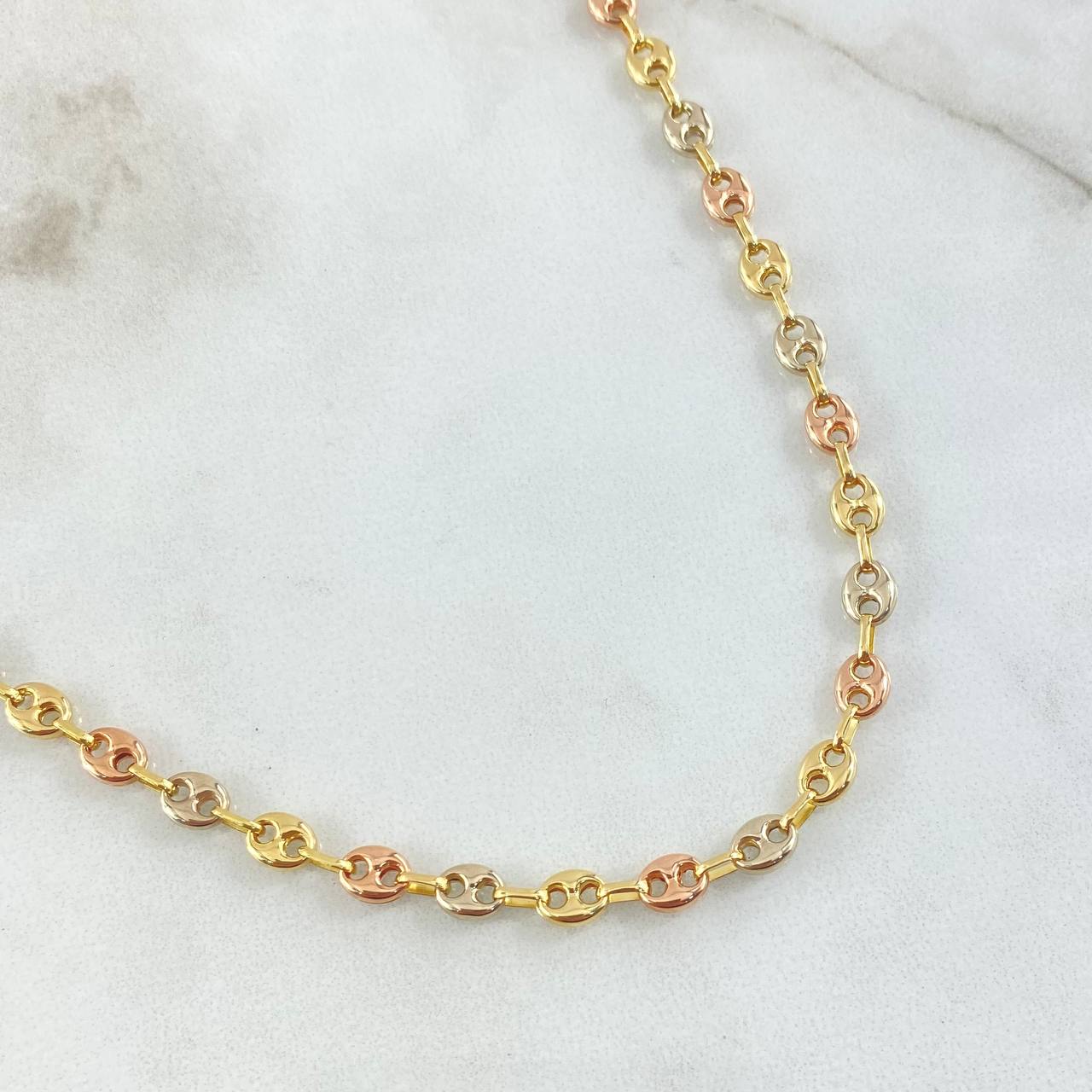 Cadena GC 5.6gr / 50cm / Tres Oros 18K ©