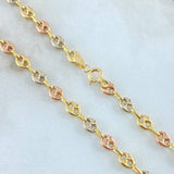 Cadena GC 5.6gr / 50cm / Tres Oros 18K ©