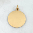 Dije Placa Circulo 2.2gr / 1.7cm / Oro Amarillo 18K