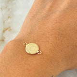 Herraje Letra O 0.6gr / 1.7cm / Oro Amarillo 18K ©