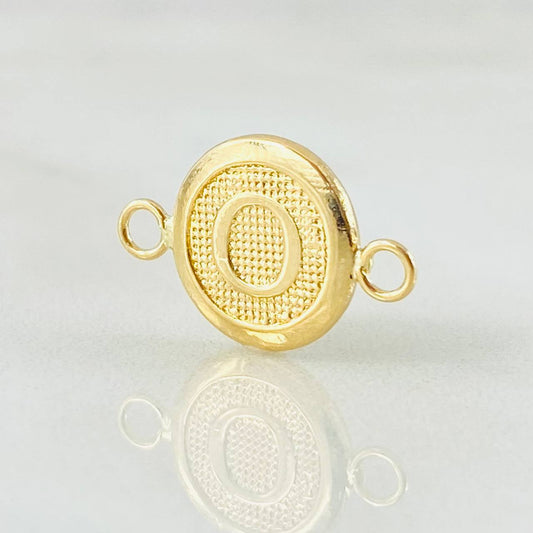 Herraje Letra O 0.6gr / 1.7cm / Oro Amarillo 18K ©