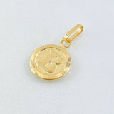 Dije Circulo Letra B 0.35 g / 1.6 cm Oro Amarillo 18K