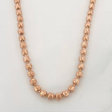 Cadena Militar Media Luna 20.9 g / 66.05 cm / 3 mm Oro Rosa 18K