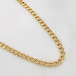 Cadena Cubana 8.6 g / 52 cm / 3.5 mm Oro Amarillo 18K